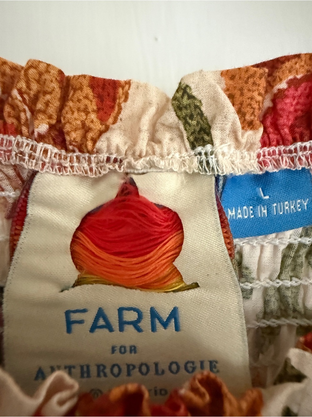 FARM Rio Cream Maxi Dress with Pink, Green & Orange Tropical Print - Picture 3 of 4